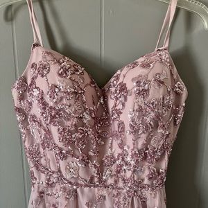 Size 0, Prom Dress, Blush Pink